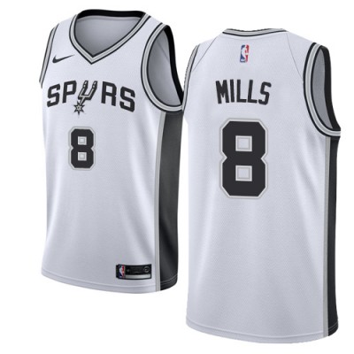 Nike San Antonio Spurs #8 Patty Mills White NBA Swingman Association Edition Jersey Men's